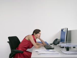 Bored Office Worker